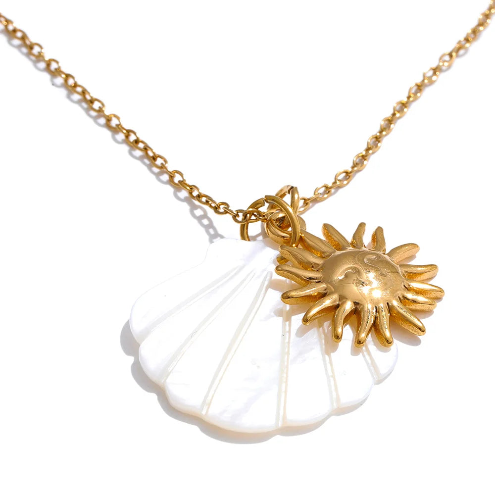 Marina Shell Charm Necklace