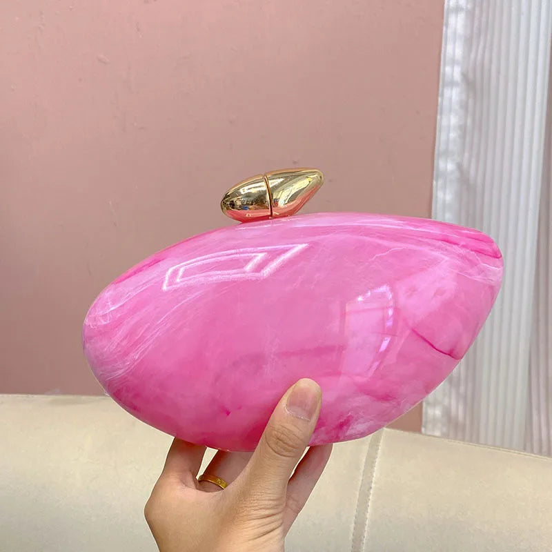 Venus Shell Acrylic Clutch