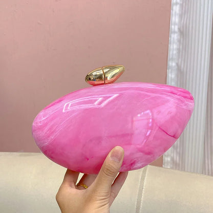 Venus Shell Acrylic Clutch