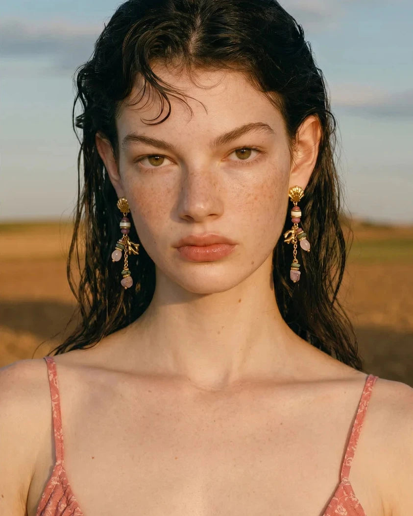 Nymphaea Shell Earrings
