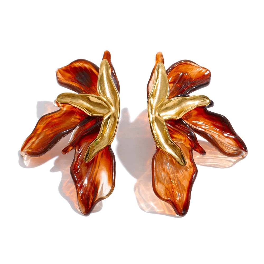 Nymphaea Petal Earrings