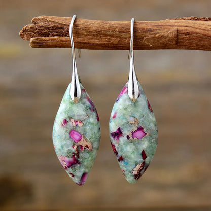 Jasper Luxe Marble Earrings