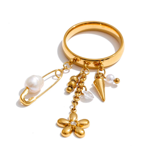 Petite Muse Charm Ring