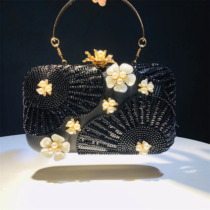 Floral Dream Pearl Clutch