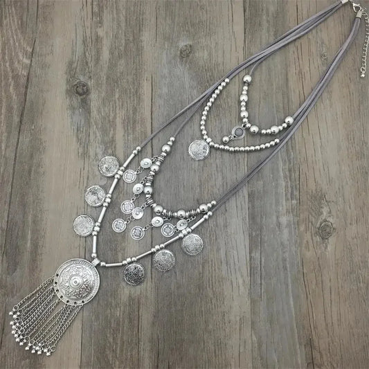 Ethnic Boho Layered Necklace
