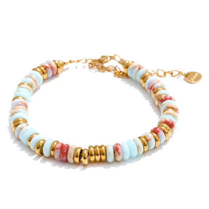 Riviera Gemstone Beaded Bracelet