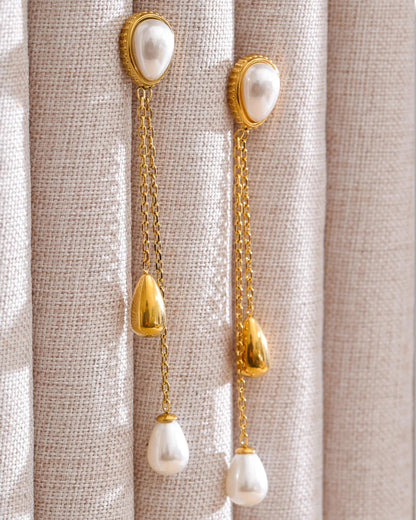 Pearl Cascade Earrings