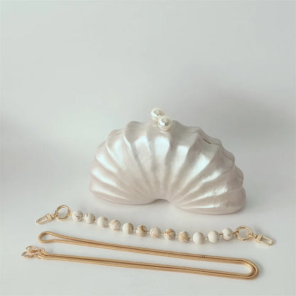Nautilus Pearl Shell Clutch Bag