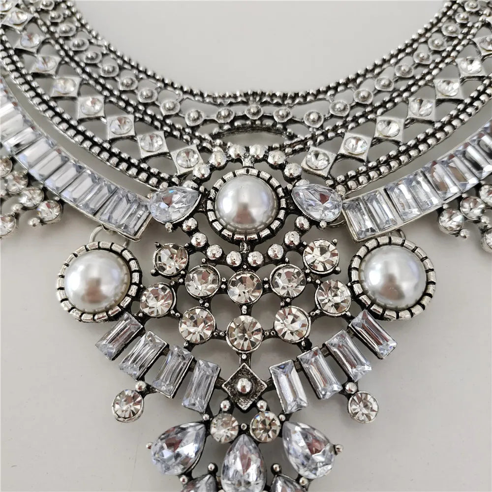 Leila Bohemian Crystal Statement Necklace
