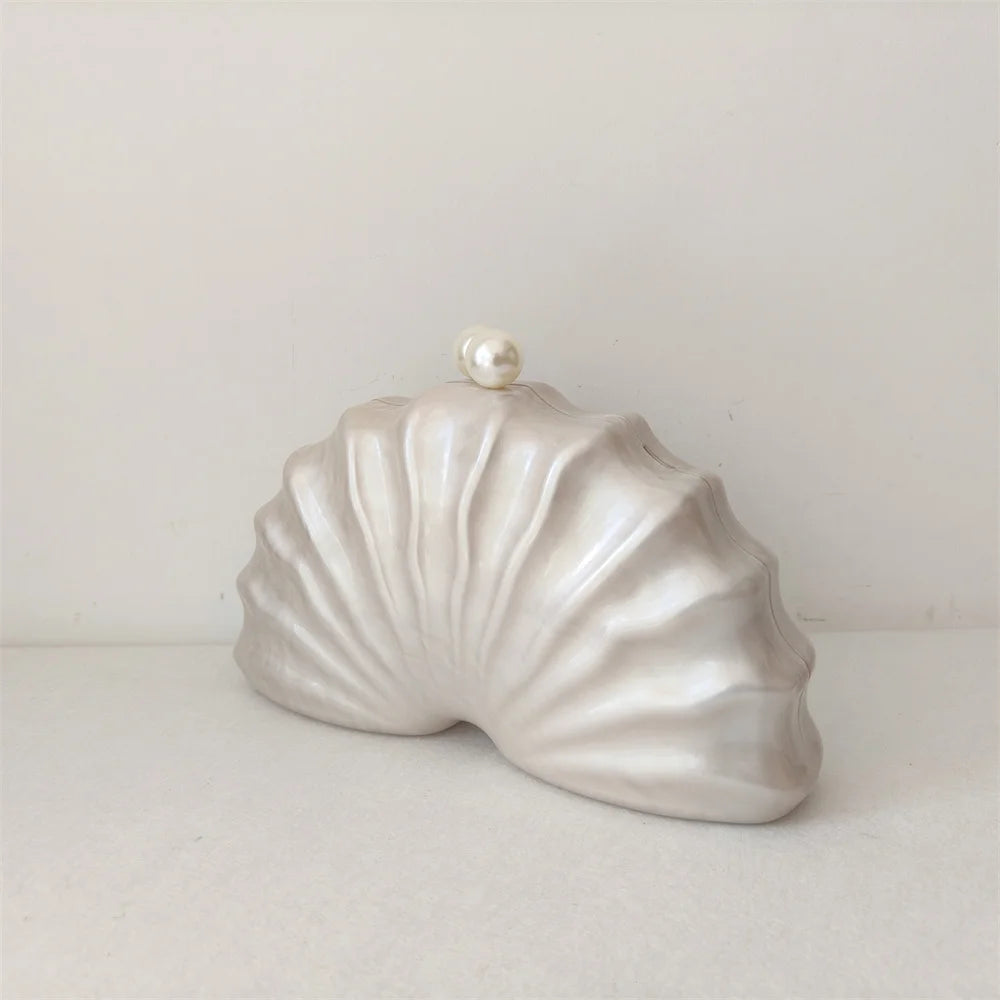 Nautilus Pearl Shell Clutch Bag