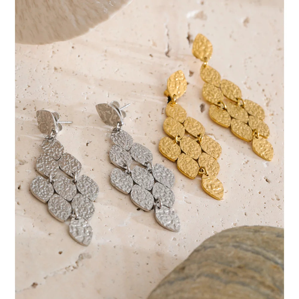 Golden Muse Cascade Earrings