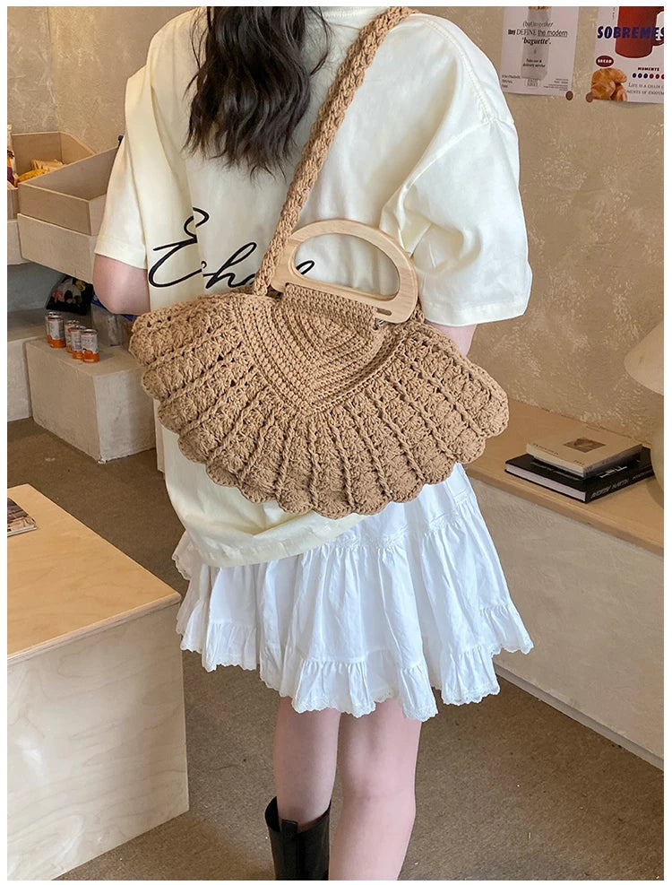 Crochet Shell Boho Bag
