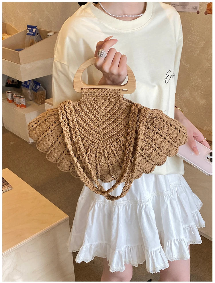 Crochet Shell Boho Bag