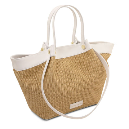 Soleil Raffia Tote Bag