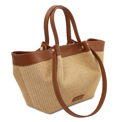 Soleil Raffia Tote Bag