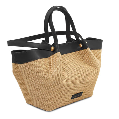 Soleil Raffia Tote Bag