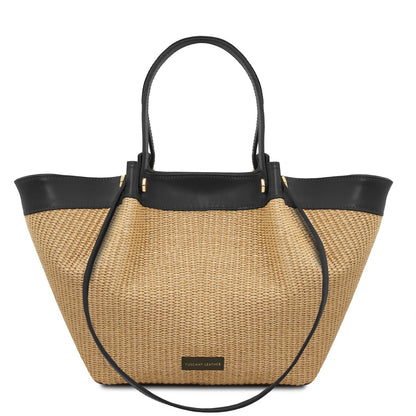 Soleil Raffia Tote Bag