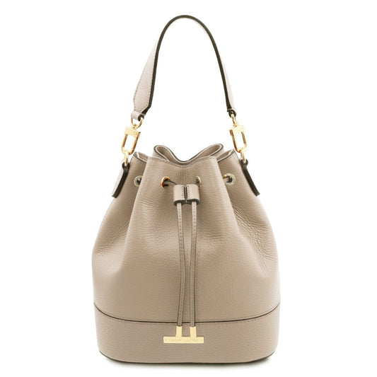 TL BAG Leather Bucket bag Montipi