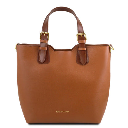 TL BAG Saffiano Leather Tote Montipi