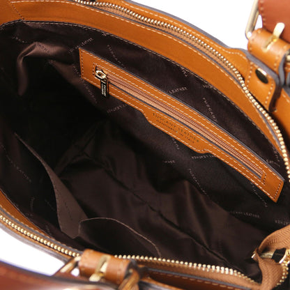 TL BAG Saffiano Leather Tote Montipi