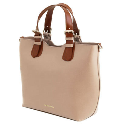 TL BAG Saffiano Leather Tote Montipi