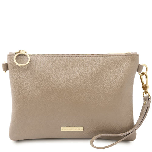 TL BAG Soft Leather Clutch Montipi