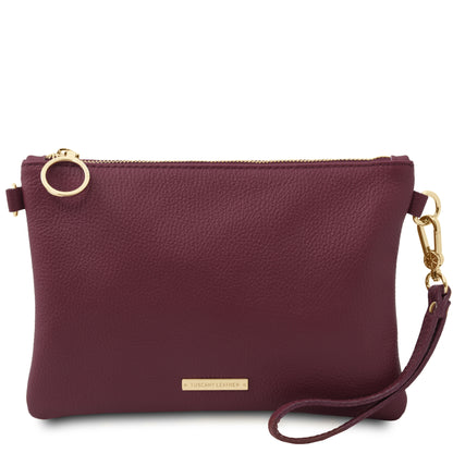 TL Soft Leather Clutch