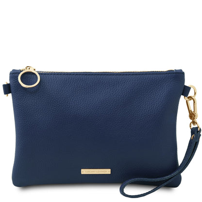 TL BAG Soft Leather Clutch