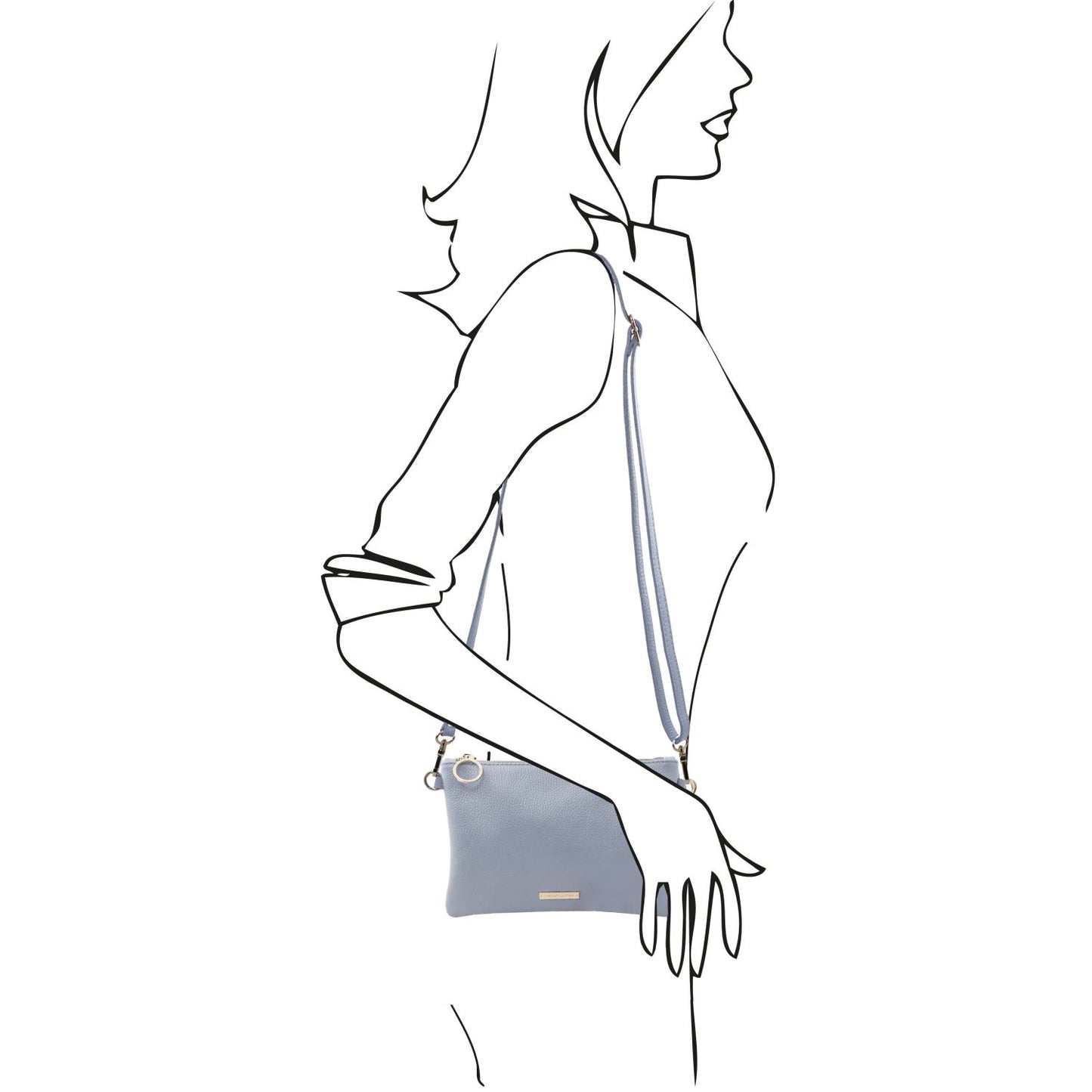 TL Soft Leather Clutch