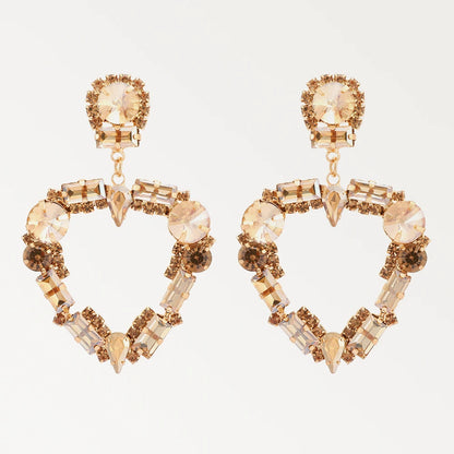 Vintage Boheme Chic Crystal Drop Earrings Montipi