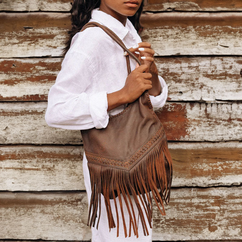 Wild Boho Dancing Fringe Shoulder Bag Montipi