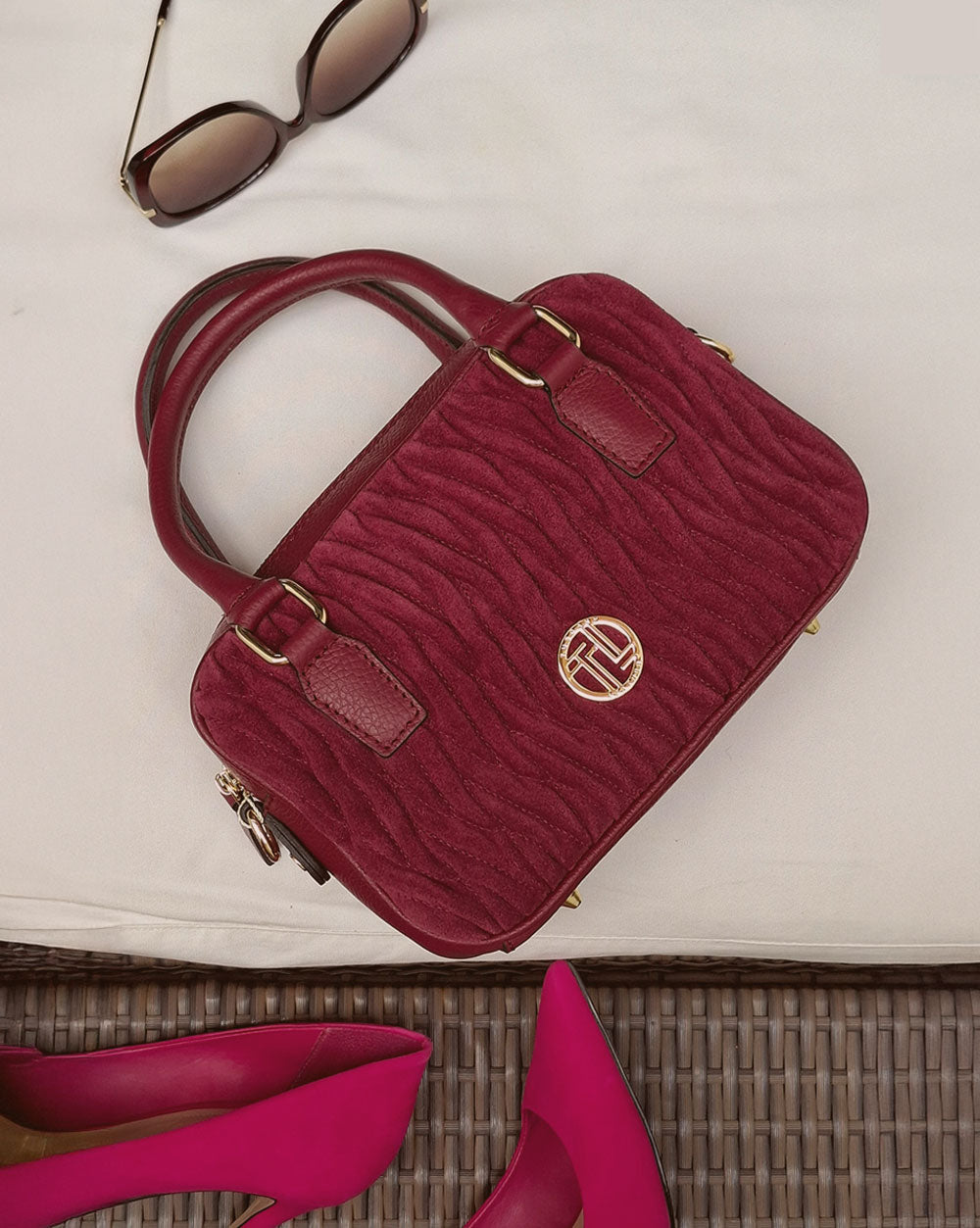 Chantilly Suede Handbag
