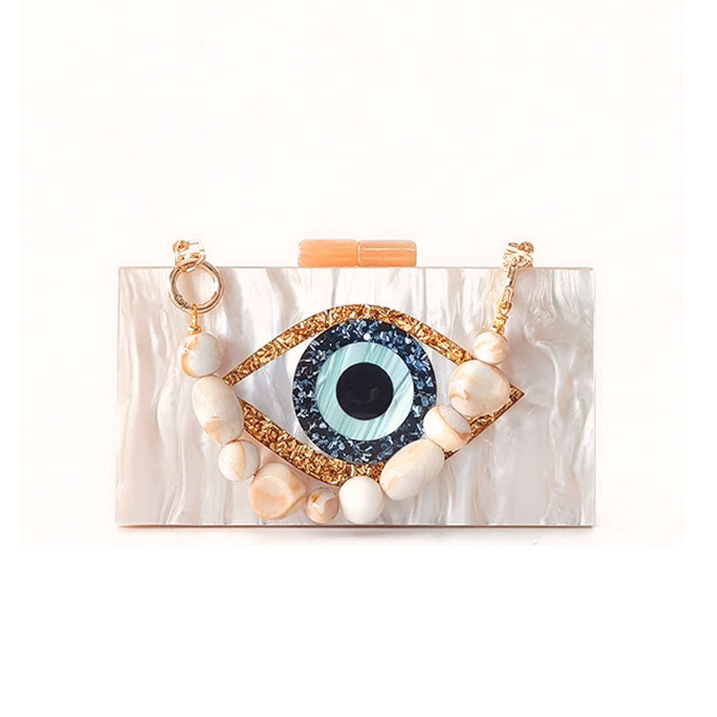 Luxury Mystic Evil Eye Clutch Bag