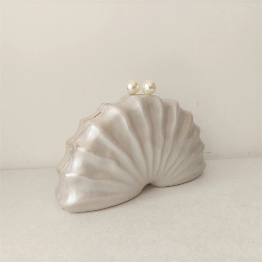 Nautilus Pearl Shell Clutch Bag