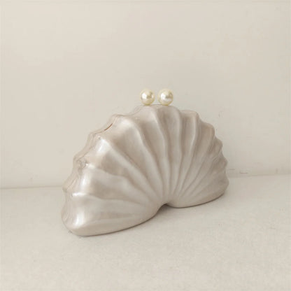 Nautilus Pearl Shell Clutch Bag