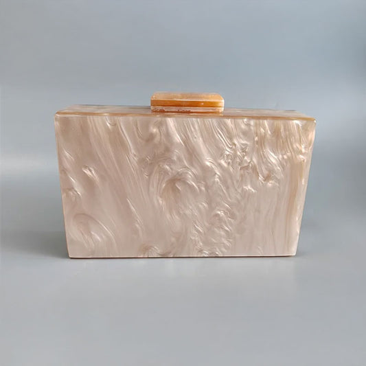Oasis Mosaic Acrylic Clutch