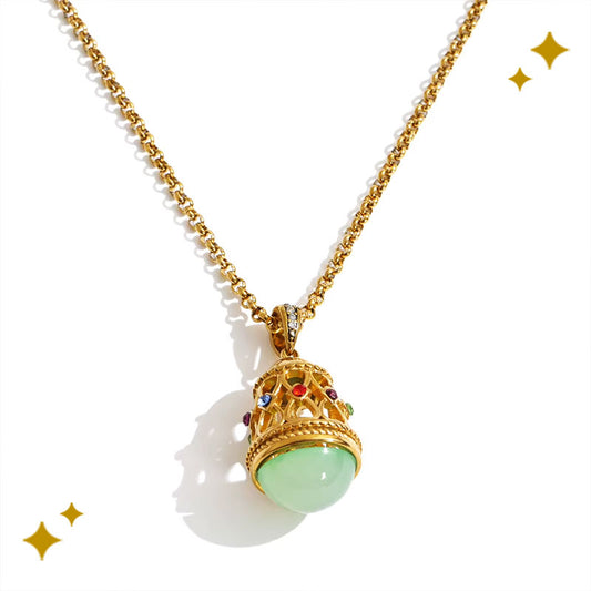 Jewel Pendulum Necklace