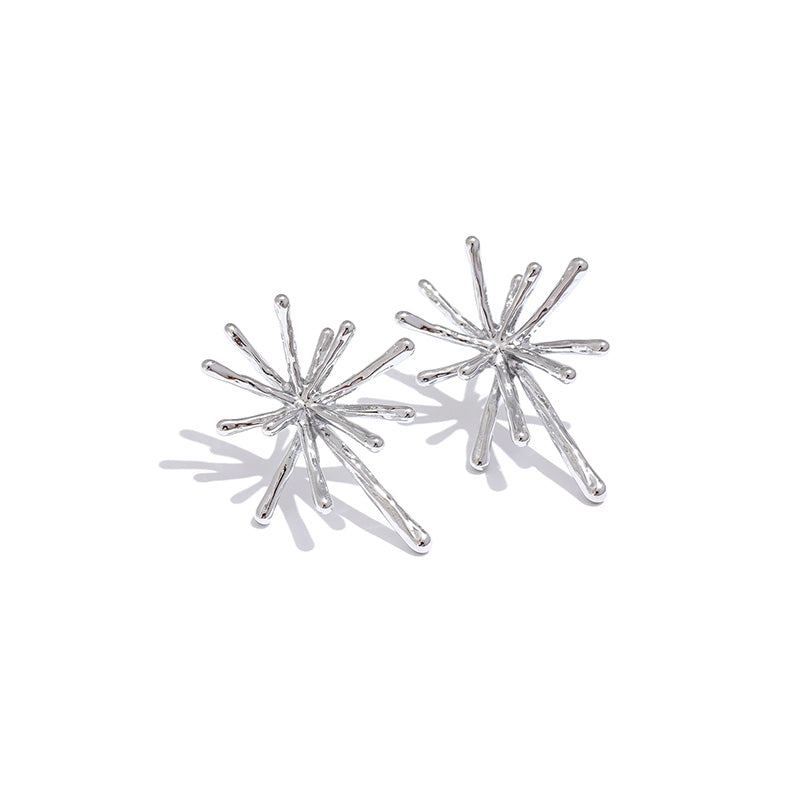 Spark Gold Burst Earrings