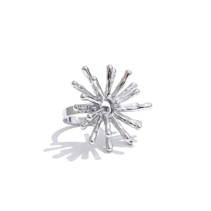 Spark Gold Burst Ring
