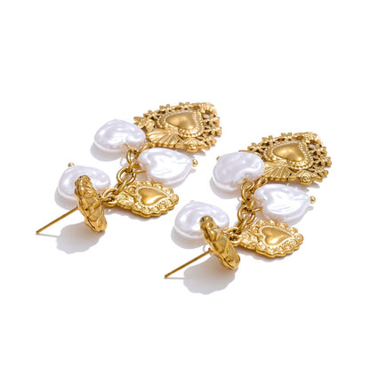 Venus Shell Pearl Earrings